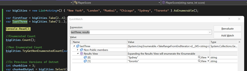 Awesome Linq Features in dotNet 